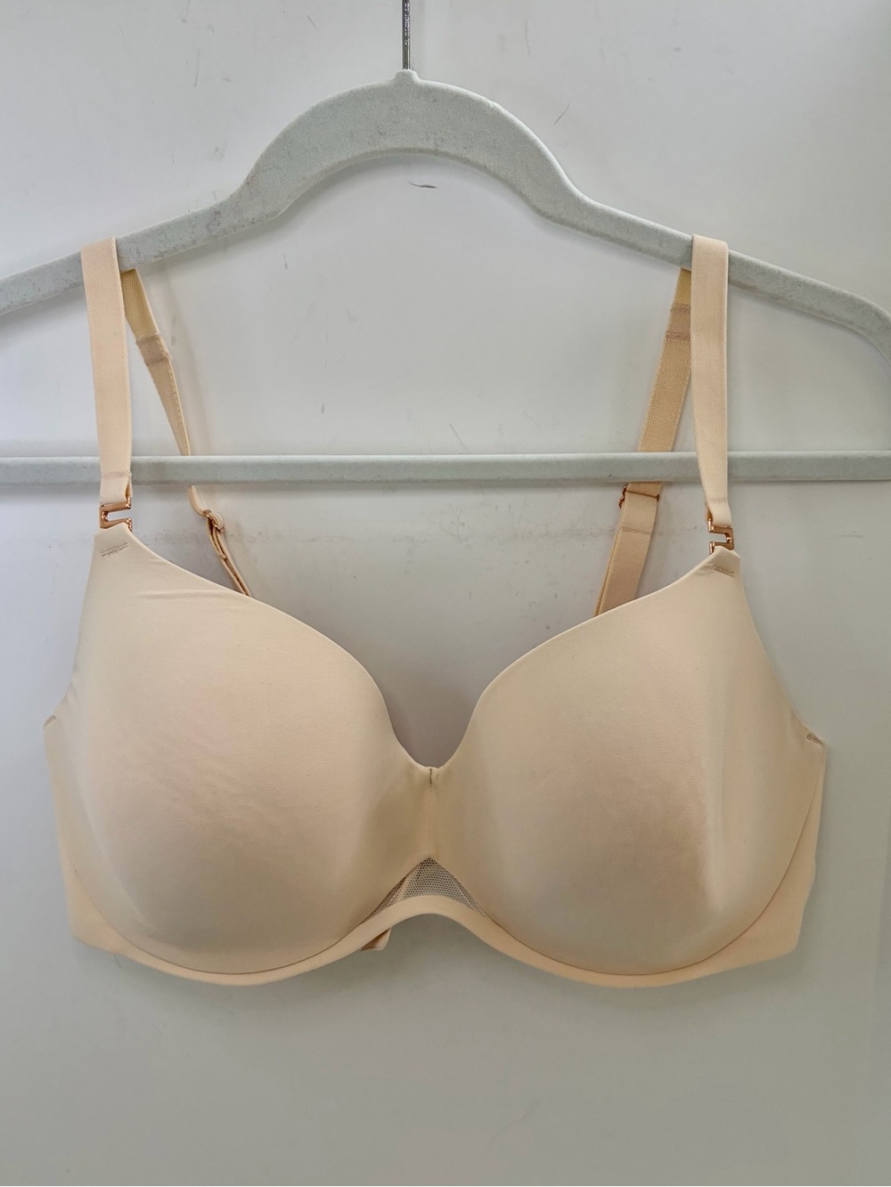 Soma Bodify Perfect Coverage Neutral Cream Adjustable Strap Bra 36DD